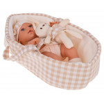 Súprava bábiky so zajačikom – béžová